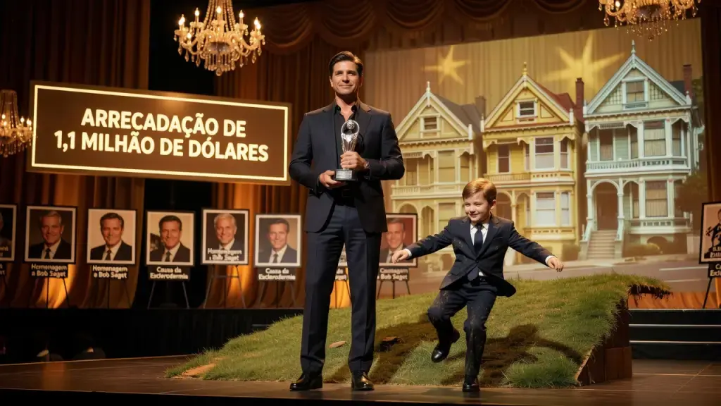 John Stamos Recebe Prêmio em Homenagem a Bob Saget em Los Angeles